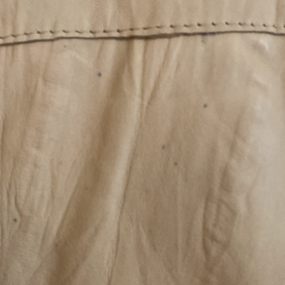 Cache Lamb Leather Blazer vintage sz 6 - Picture 7 of 13